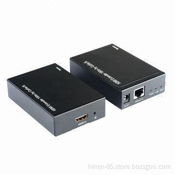 Extend HD AV to 100m Over One Cat5e/6 Cable, Supports 1080p at 60Hz at 48bit pixels